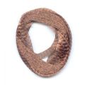 Organza M�tallique  6 mm dark bronze x 2 m