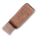 Organza M�tallique 20 mm dark bronze x 1 m