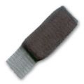 Organza M�tallique 20 mm noir x 1 m