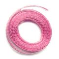 Organza M�tallique  6 mm Rose x 2 m