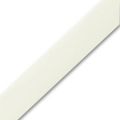 Lacet plastique 15x2 mm Blanc Opaque x 50 cm