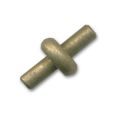 Terminal for 5mm plastic hollow cord Bronze tone x1