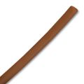Cordon en plastique creux 4 mm Marron x 50 cm