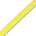 Lacet plastique  5.8x1.9 mm Jaune x 50 cm