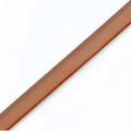 Lacet plastique  5.8x1.9 mm Marron x 50 cm
