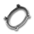 Serti 4120 18x13 mm argent� vieilli
