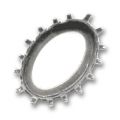 Serti 4120 18x13 mm multi-broches argent� vieilli