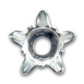 Engaste 4745 Estrella 10 mm plateado