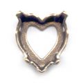 Engaste 4800 Coraz�n 11x10 mm bronce