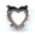 Engaste 4800 Coraz�n 11x10 mm cobrizo