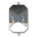 Serti � coller 4627 27x18,5 mm argent� 2 anneaux