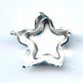 Engaste 4744 Flor 10 mm plateado