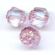 Antique Fire Polished faceted beads  6mm Crystal Bronze x20