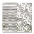 Feuille d'argent d�cor Lignes 110 mm