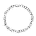 Bracelet � charms maille goutte 23 cm x1