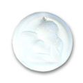 Angel redondo 15 mm Crystal mat glacier blue x1