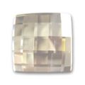 Cabochon 2493  8 mm Crystal Silver Shade