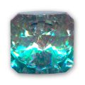 Cabochon 4650 carr� Rivoli 18 mm Crystal AB