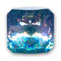 Cabochon 4650 carr� Rivoli 18 mm Vitrail Light