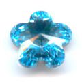 Cabuch�n 4744 Flor 10 mm Aquamarine x1