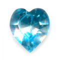 Cabuch�n 4800 Coraz�n 11x10 mm Aquamarine
