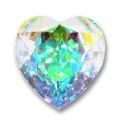 Cabuch�n 4827 Coraz�n 28 mm Crystal AB