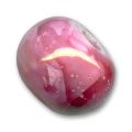 Perle en c�ramique  8 mm Cherry marbr� iris�