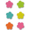 Assortiment de 20 attaches parisiennes Fleurs Multicolor