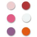 Assortiment de 20 attaches parisiennes Ronds Multicolor