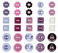Assortiment de 30 boutons �poxy Sverige