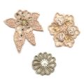 Broderie Thermocollante Beige x3