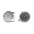 Clous � griffes rond t�te plate 9 mm Nickel x30