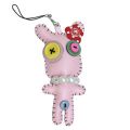Mascotte de portable Rose 10 cm