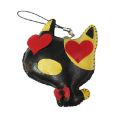 Mascotte de portable Noir 9 cm