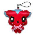 Mascotte de portable Rouge 8 cm