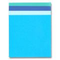 Cartes doubles assorties 13,5x13,5 cm Bleu