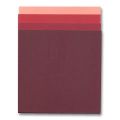Cartes doubles assorties 13,5x13,5 cm Rouge