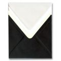 Enveloppes assorties 14x14 cm Noir