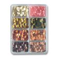 Paillettes assorties 7 mm Brun