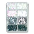 Paillettes assorties 7 mm Noir