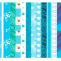 Papiers d�co assortis 15x15 cm Bleu
