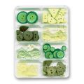Boutons assortis Vert