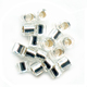 Miyuki Delicas 10/0 DBM0041 - Crystal Silver Lined