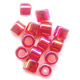 Miyuki Delicas 8/0 DBL0172 - Transparent Red AB