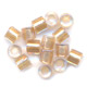 Miyuki Delicas 8/0 DBL0901 - Crystal Spkl Honey Beige Lined