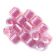 Miyuki Delicas 8/0 DBL0902 - Crystal Spkl Peony Pink Lined