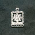 Estampe Boucle d'oreille 1,4x2,1 cm argent� x1