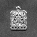 Estampe Boucle d'oreille 1,8x2,5 cm argent� x1