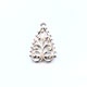 Breloque Estampe 10x10,7 mm argent� x1