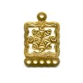 Estampe Boucle d'oreille 1,4x2,1 cm dor� x1